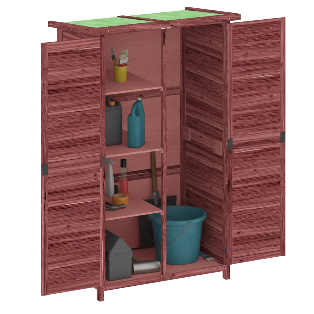 Garden Tool Shed 83X57X140 Cm Solid Wood Pine
