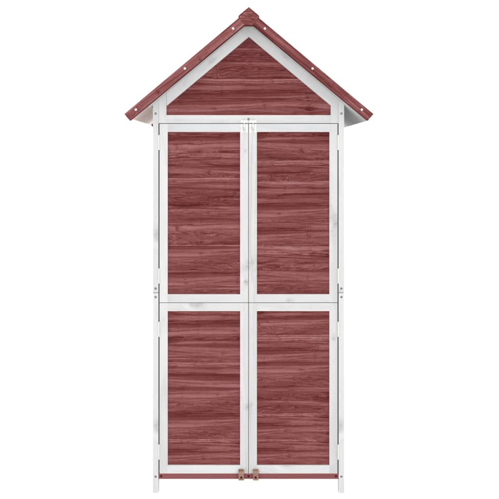 Garden Tool Shed 89X52.5X175 Cm Solid Wood Pine