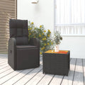 3 Piece Garden Lounge Set Poly Rattan&
