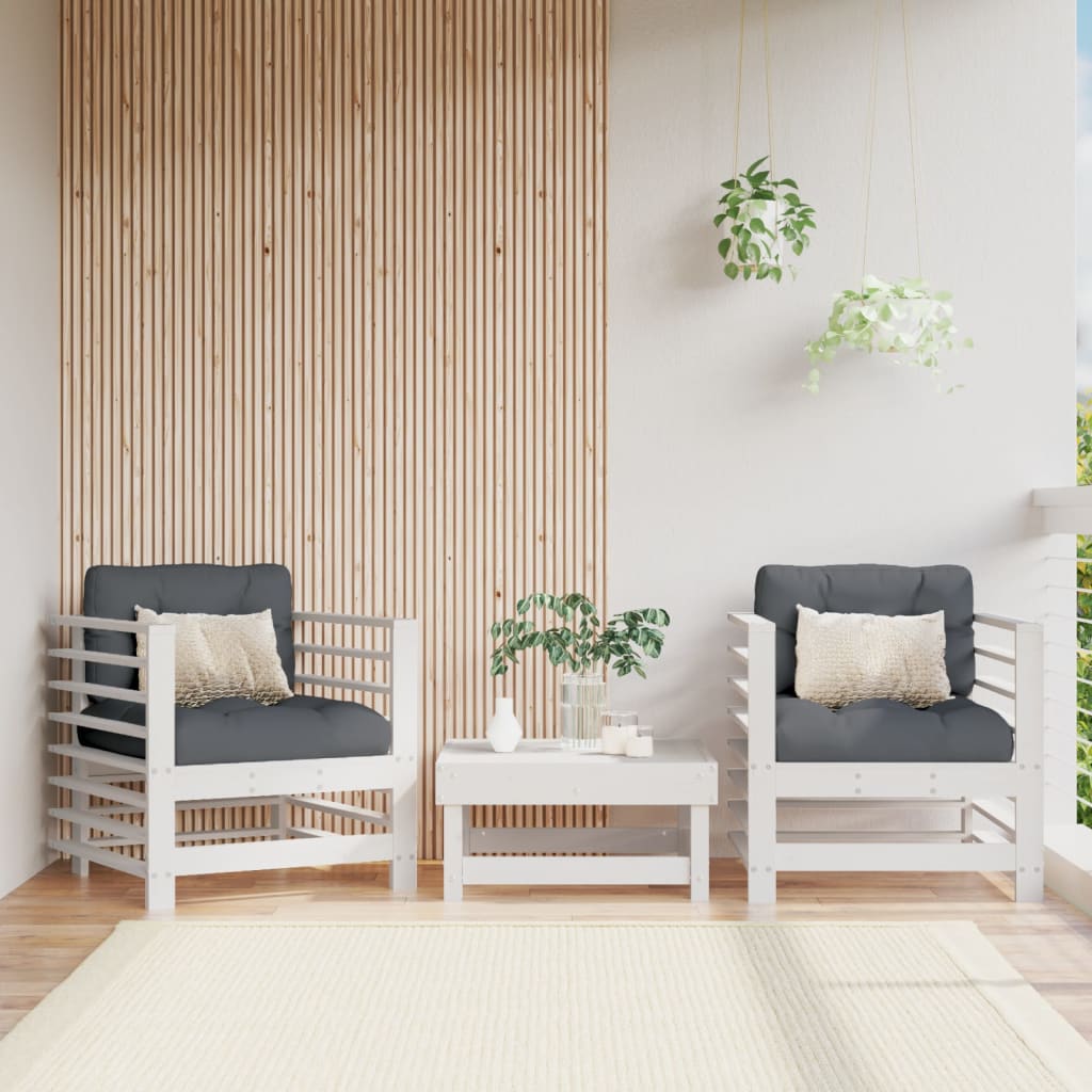 Corner Sofas With Cushions 2 Pcs Grey Solid Wood Pine