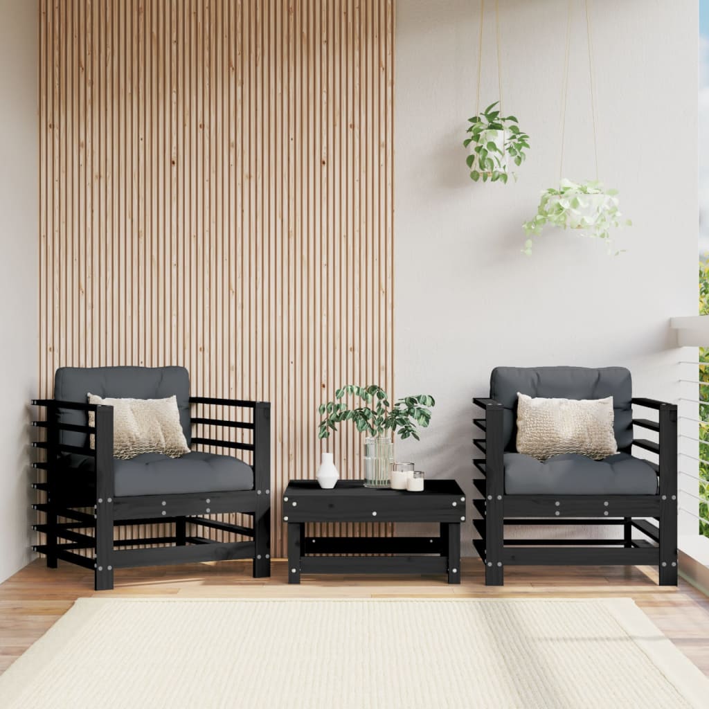 Corner Sofas With Cushions 2 Pcs Grey Solid Wood Pine