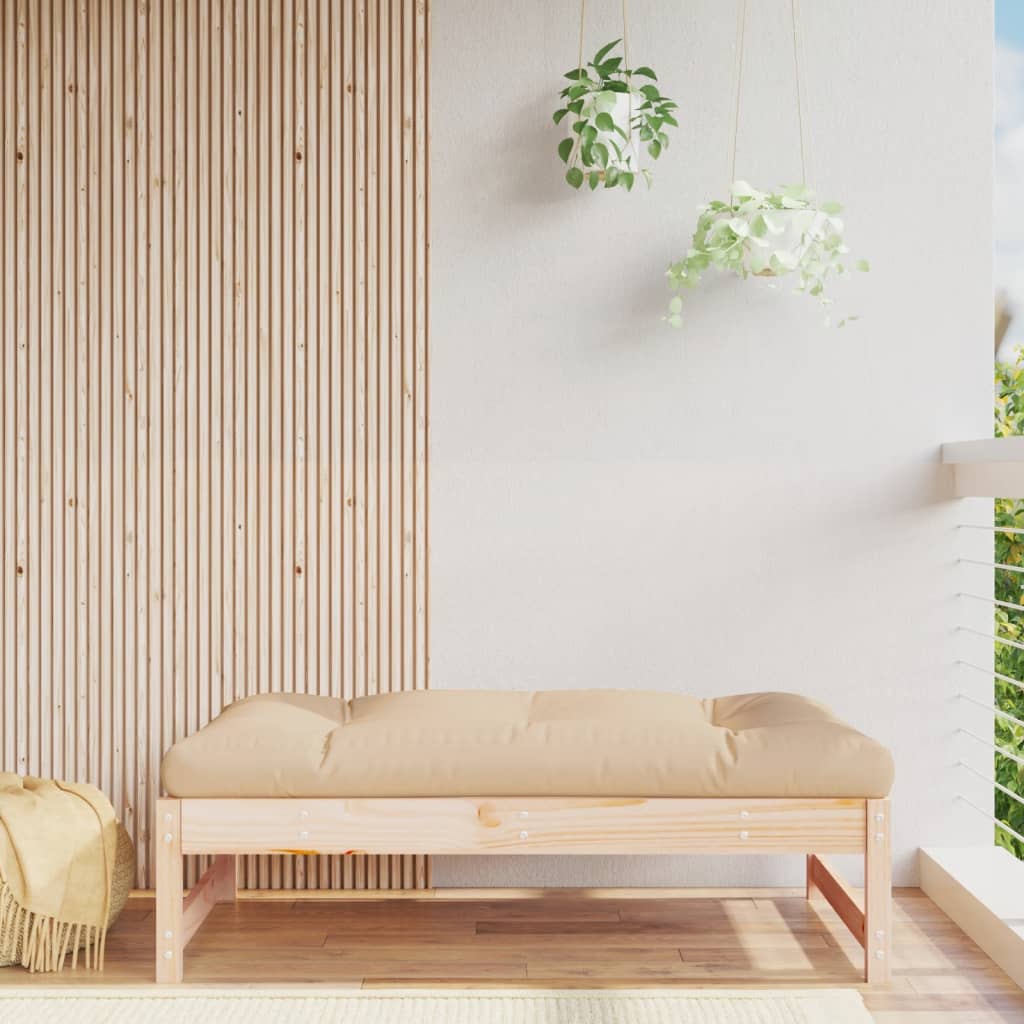 Garden Footstool 120X80 Cm Solid Wood Douglas