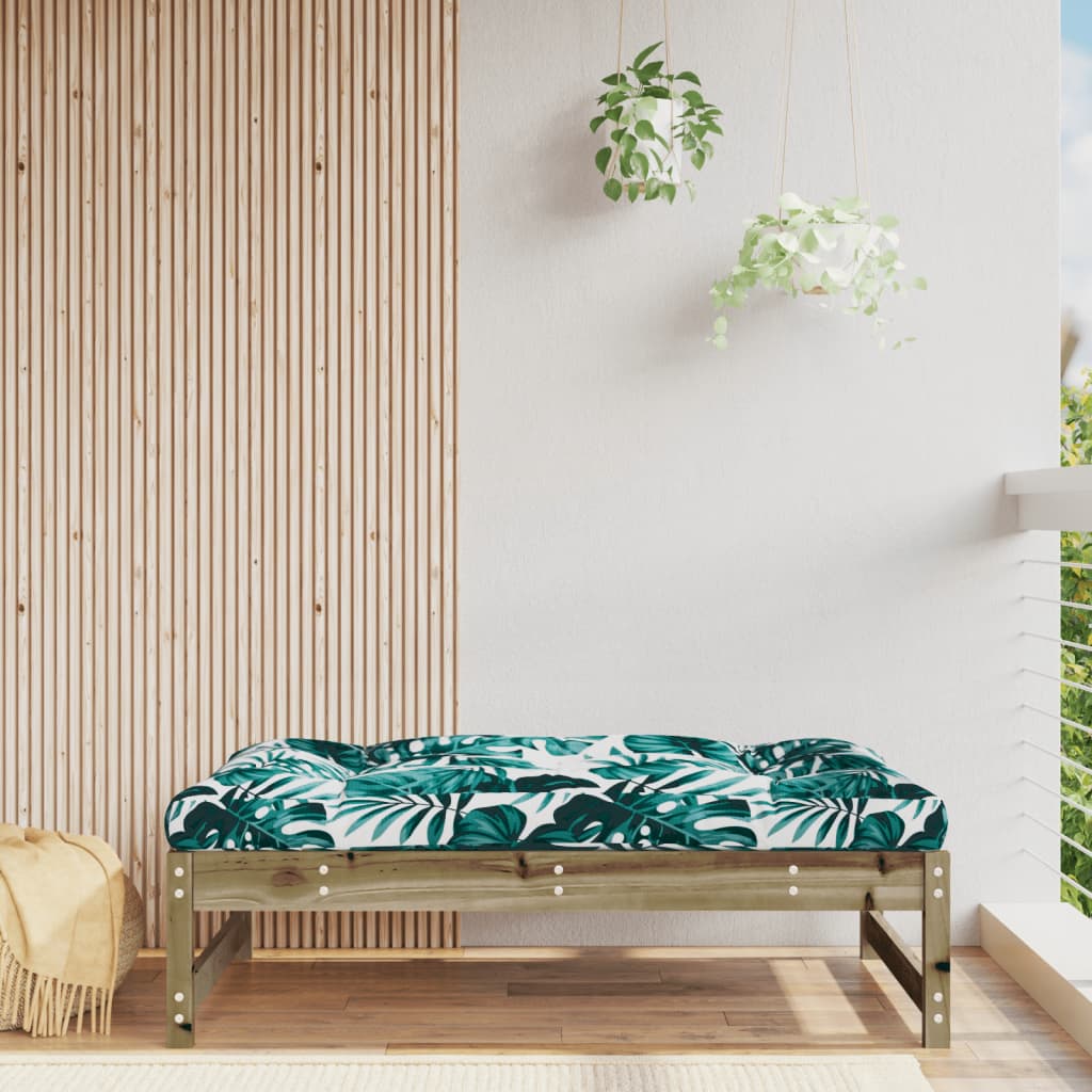 Garden Footstool 120X80 Cm Solid Wood Douglas