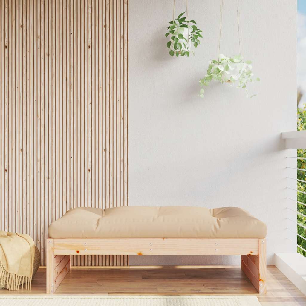 Garden Footstool 120X80 Cm Impregnated Wood Pine