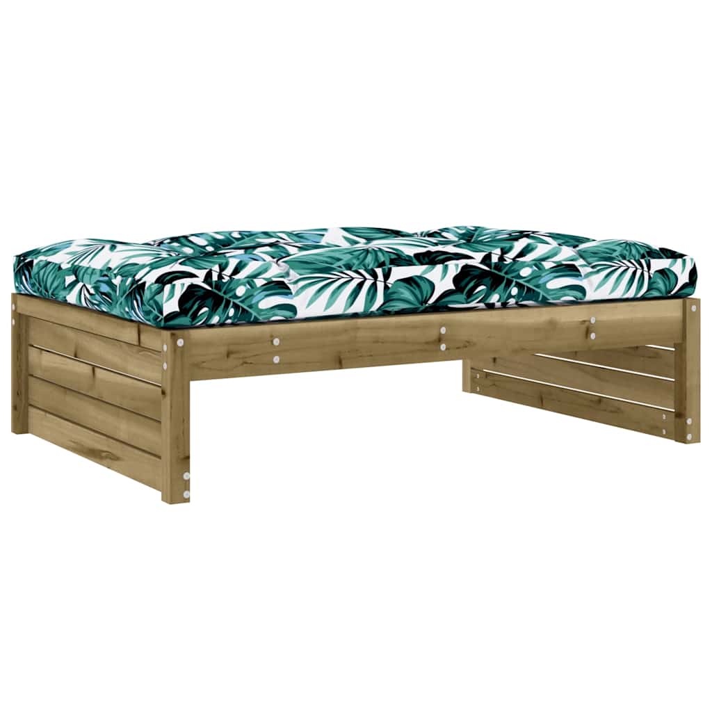 Garden Footstool 120X80 Cm Impregnated Wood Pine
