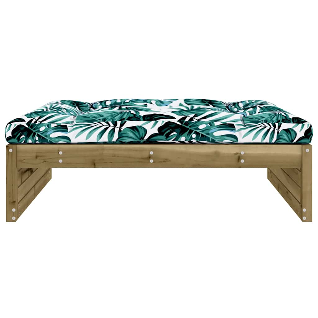 Garden Footstool 120X80 Cm Impregnated Wood Pine