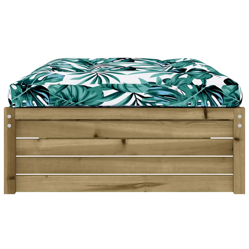 Garden Footstool 120X80 Cm Impregnated Wood Pine