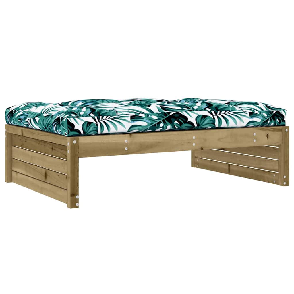 Garden Footstool 120X80 Cm Impregnated Wood Pine
