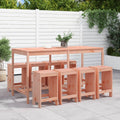 9 Piece Garden Bar Set Solid Wood Douglas