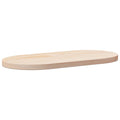 Table Tops Top Solid Wood Pine Oval natural white Solid pine wood (untreated) 10