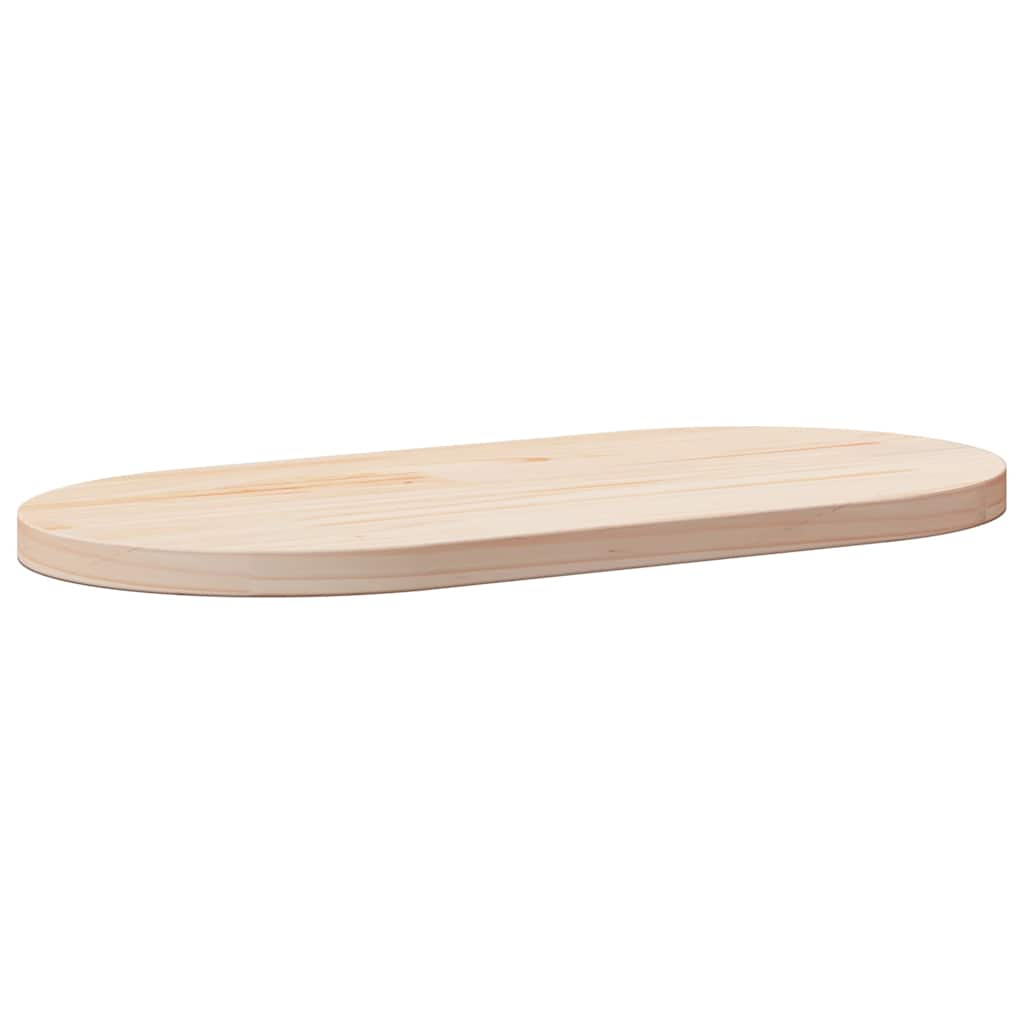 Table Tops Top Solid Wood Pine Oval natural white Solid pine wood (untreated) 10