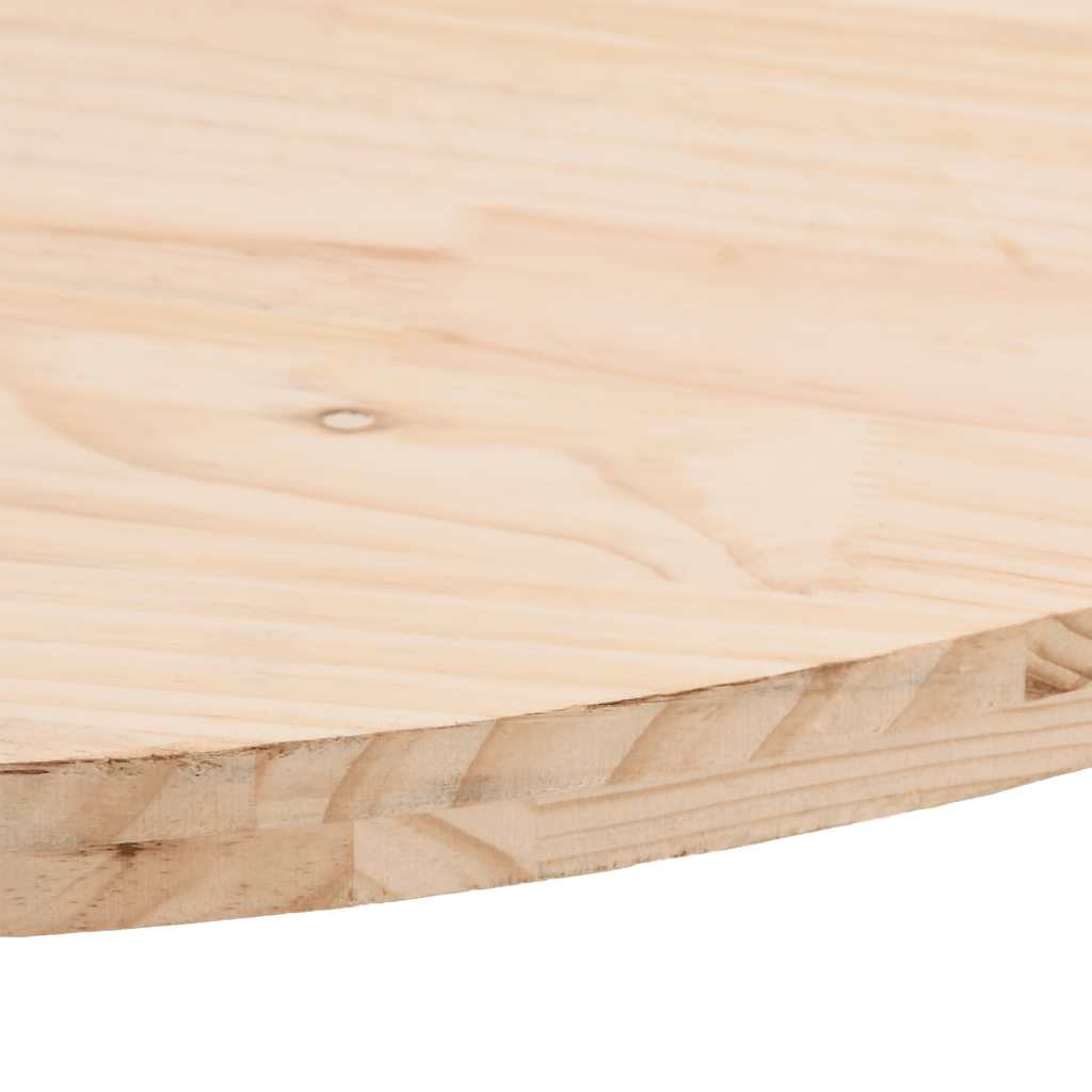 Table Tops Top Solid Wood Pine Oval natural white Solid pine wood (untreated) 10
