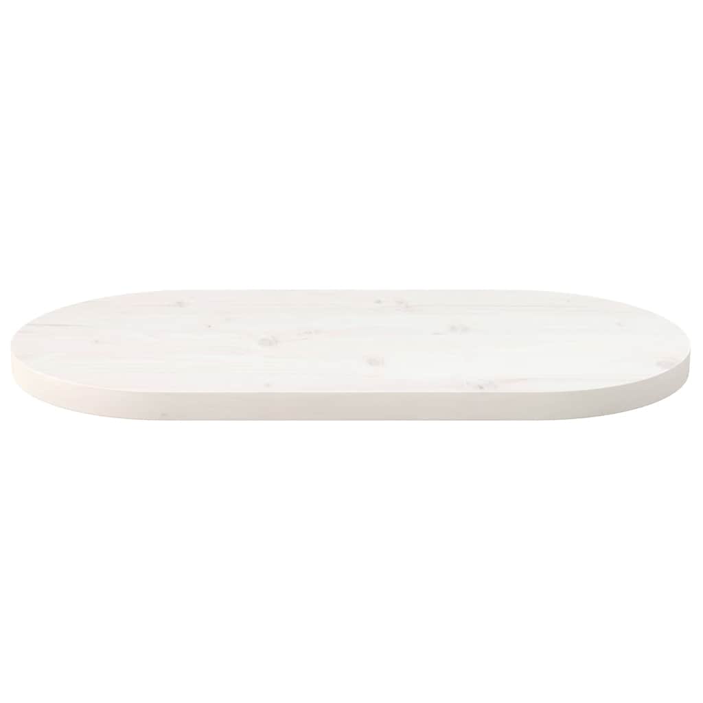 Table Tops Top Solid Wood Pine Oval natural white Solid pine wood (untreated) 10