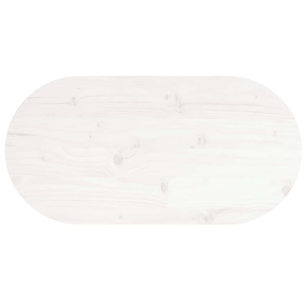 Table Tops Top Solid Wood Pine Oval natural white Solid pine wood (untreated) 10