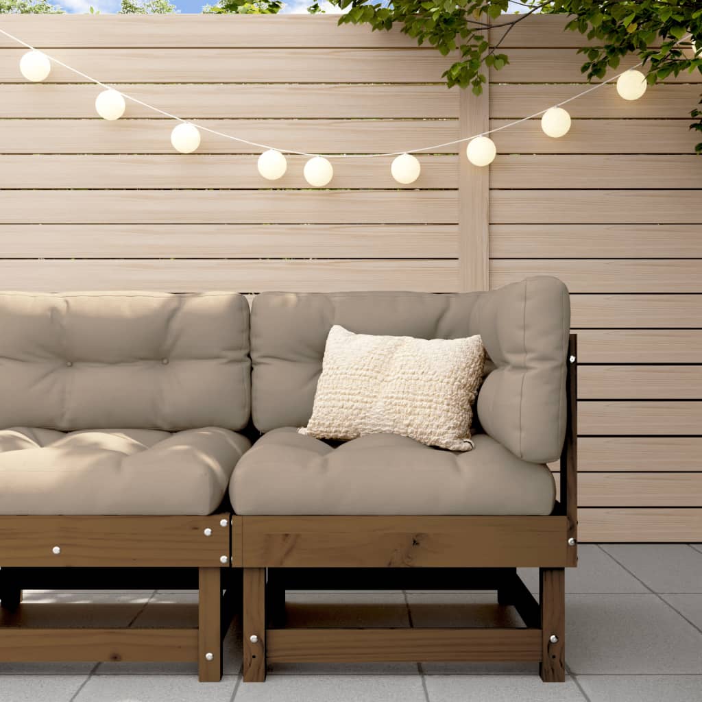 Garden Honey Brown Solid Wood Pine