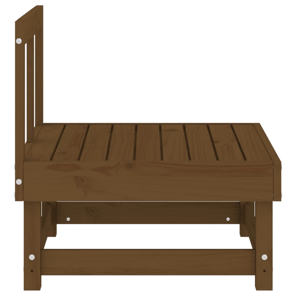 Garden Honey Brown Solid Wood Pine