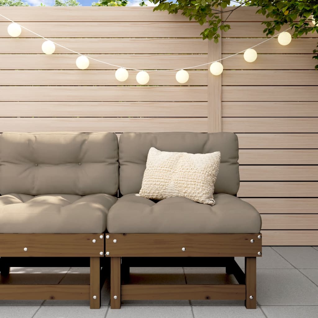 Garden Honey Brown Solid Wood Pine