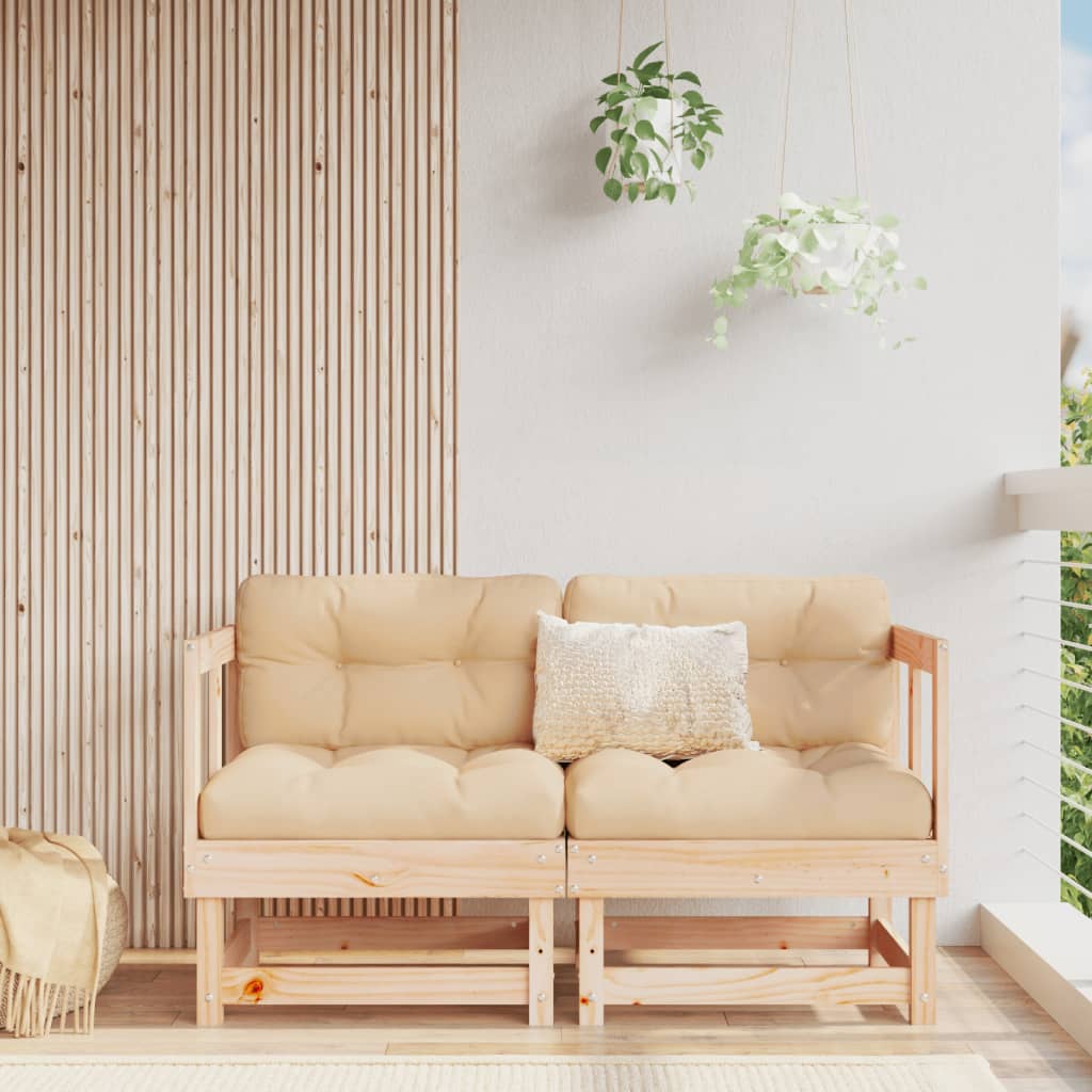 Garden Honey Brown Solid Wood Pine