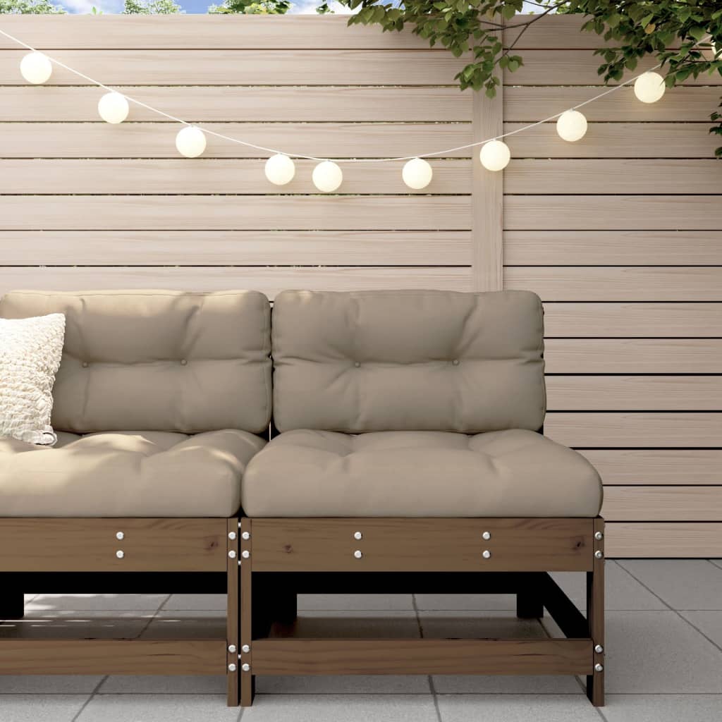 Garden Black Solid Wood Pine