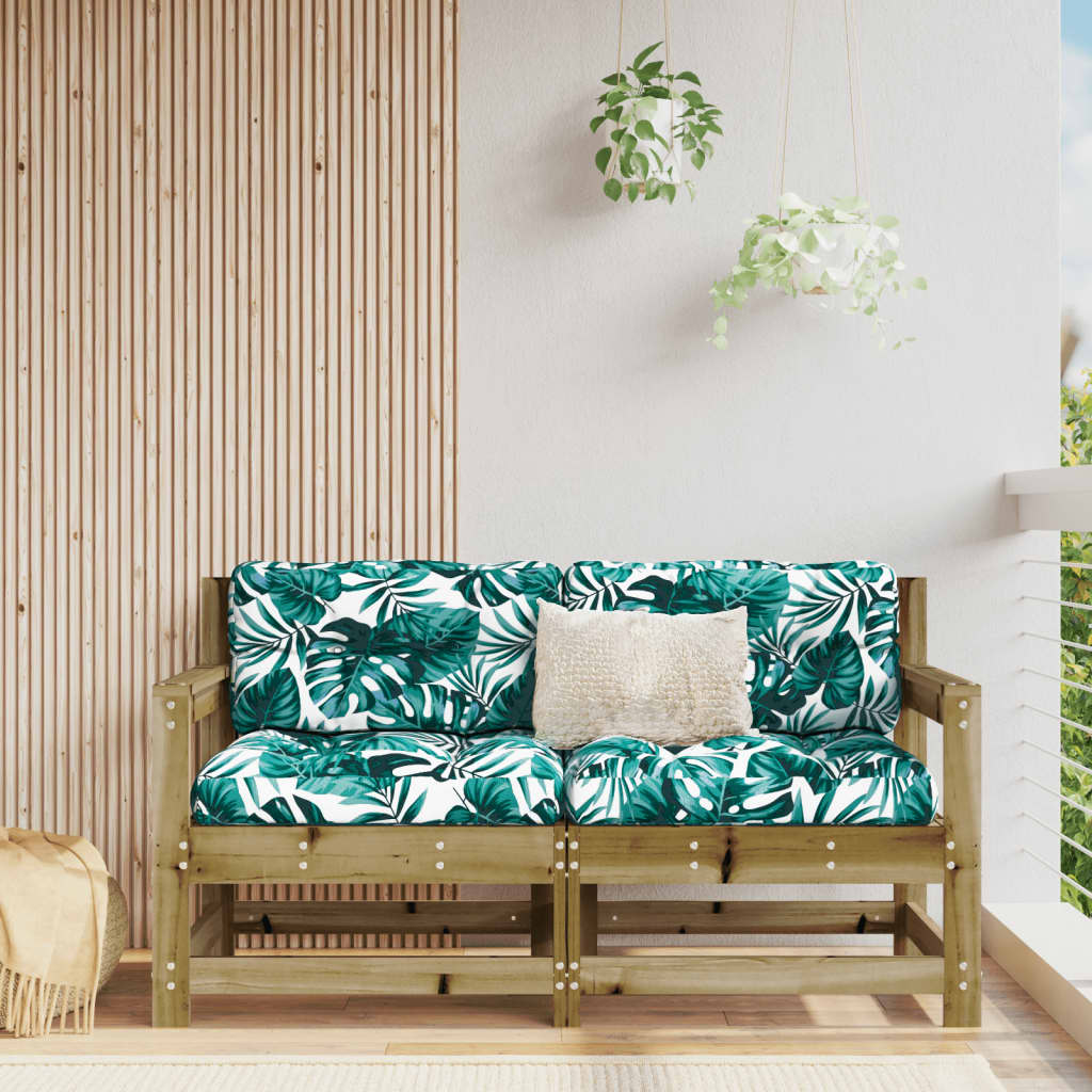 Garden Black Solid Wood Pine