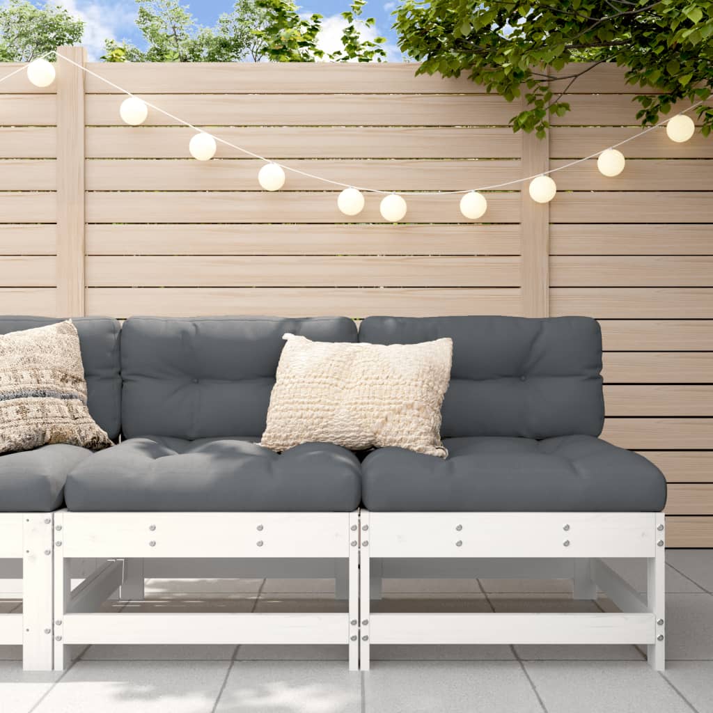 Garden Black Solid Wood Pine
