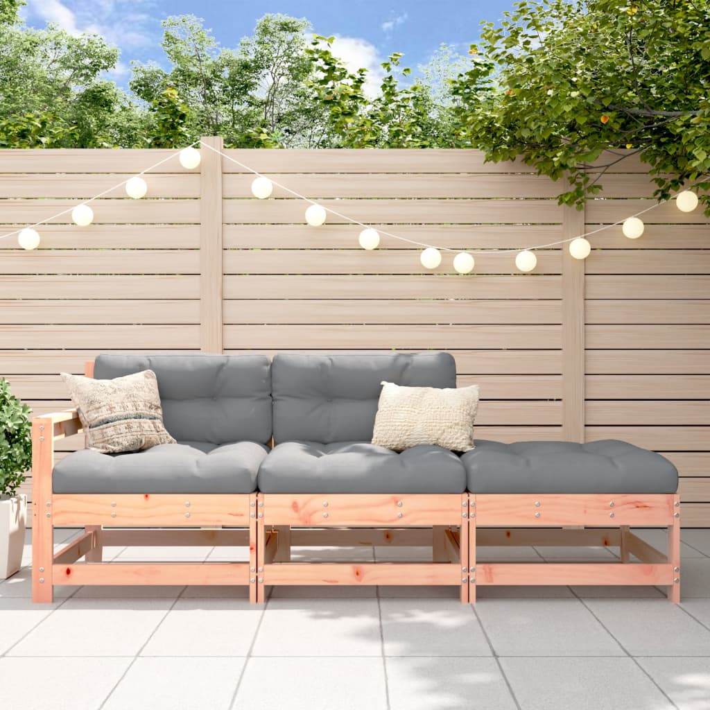 Garden Black Solid Wood Pine