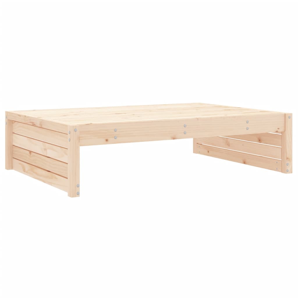 Garden Footstool 120X80 Cm Solid Wood Pine