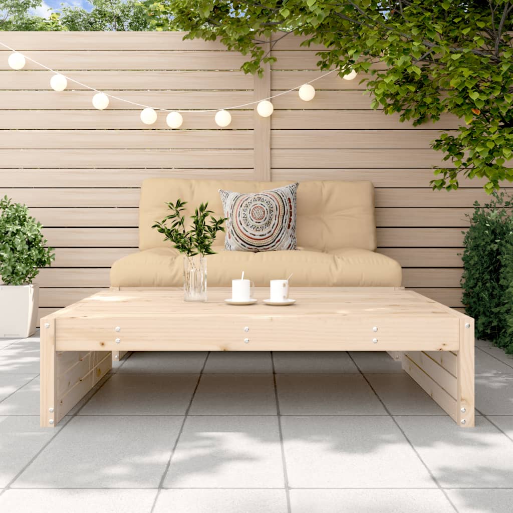 Garden Footstool 120X80 Cm Solid Wood Pine