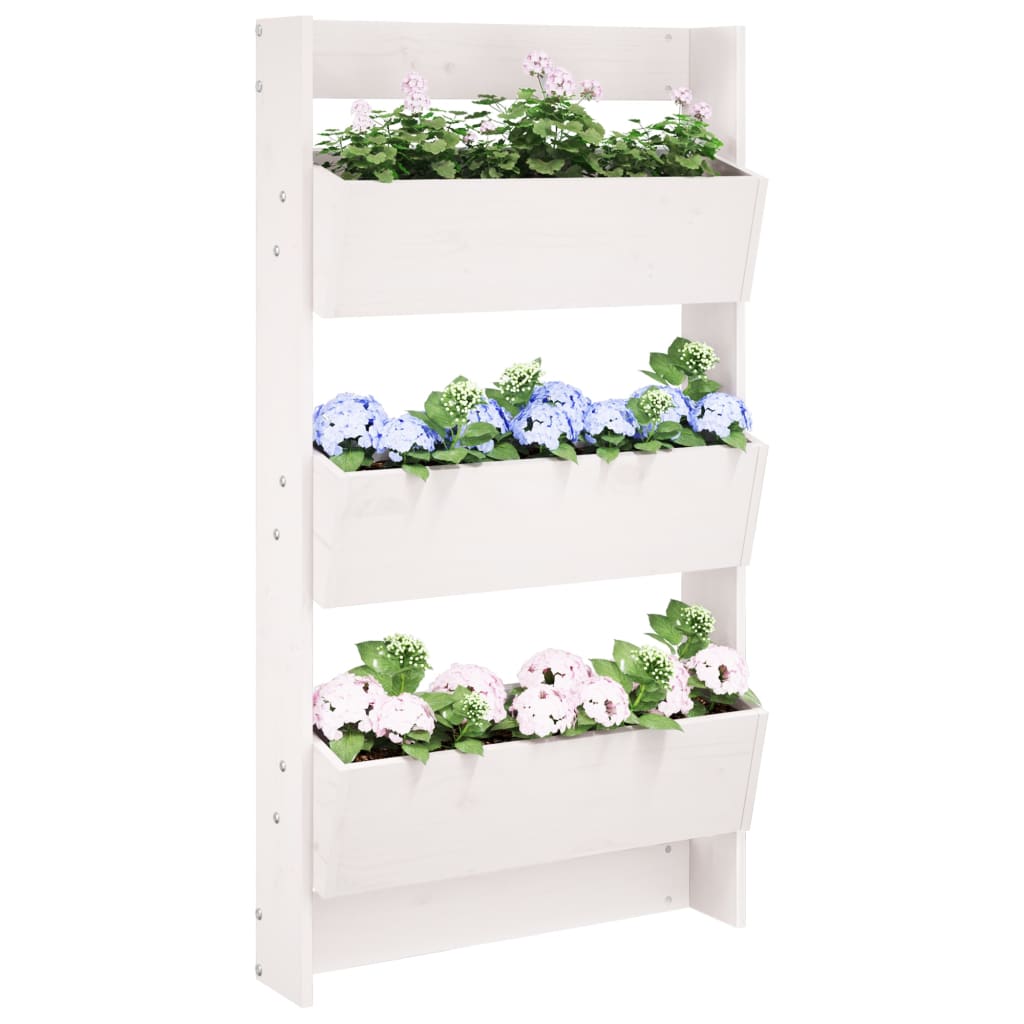 Wall Planter 3-Tier 60X18.5X110 Cm Solid Wood Douglas