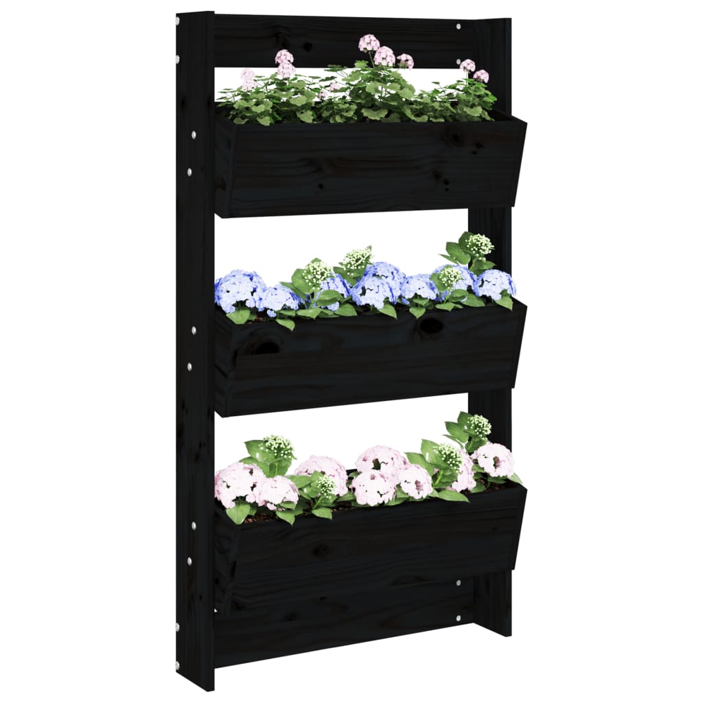 Wall Planter 3-Tier 60X18.5X110 Cm Solid Wood Douglas