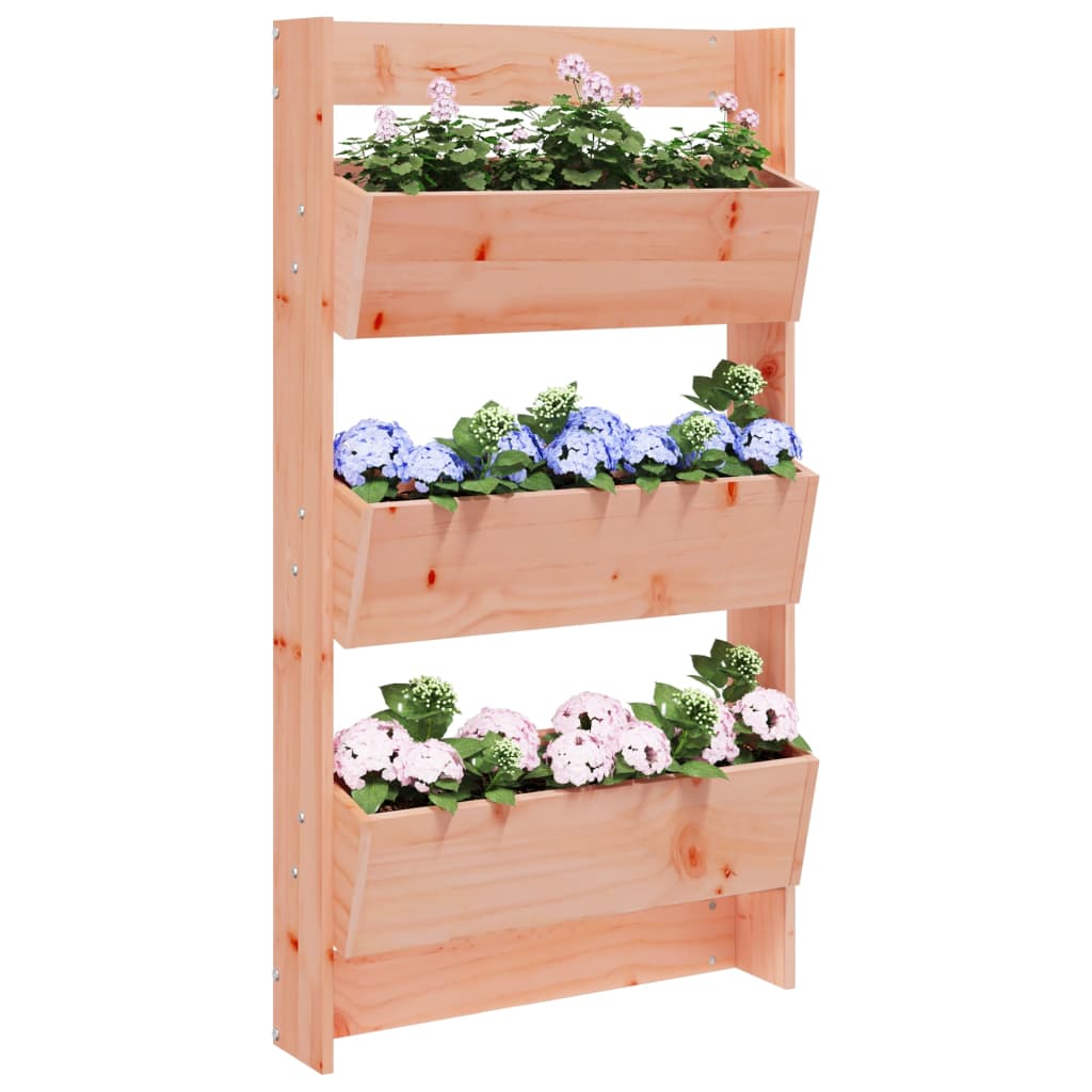 Wall Planter 3-Tier 60X18.5X110 Cm Solid Wood Douglas