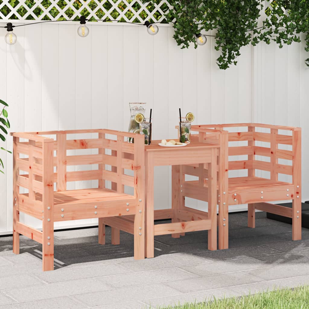 Garden Chairs 2 Pcs 61.5X53X71 Cm Solid Wood Pine