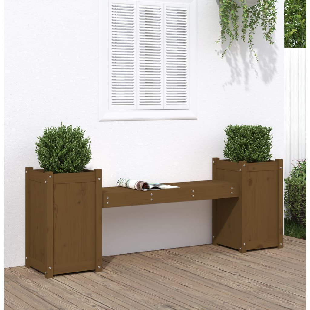 Planter Bench 180X36X63 Cm Solid Wood Douglas