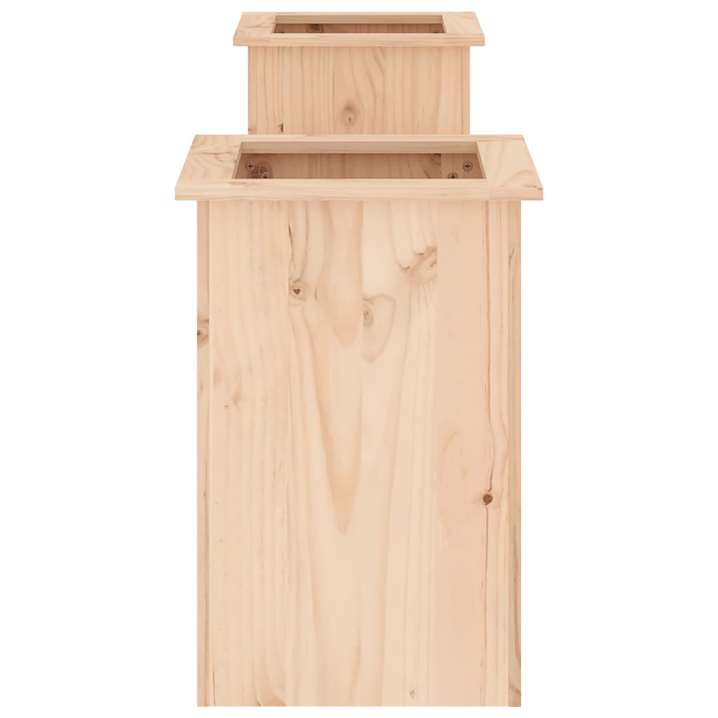 Planter Bench 184.5X39.5X56.5 Cm Solid Wood Pine