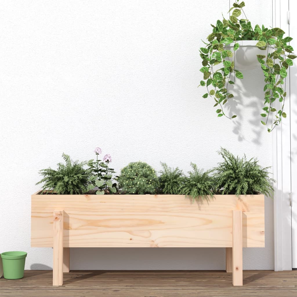 Garden Raised Bed Solid Wood Douglas