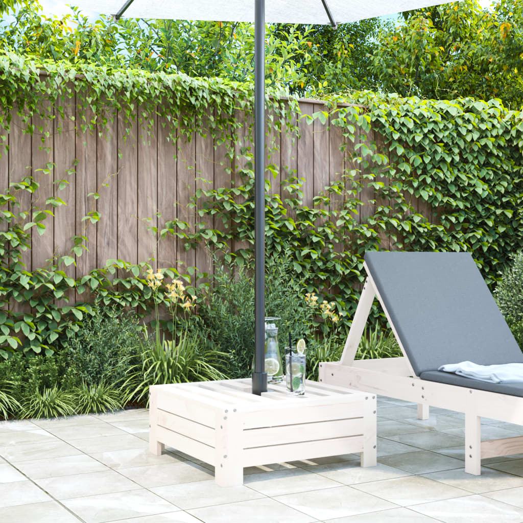 Parasol Base Cover Solid Wood Pine