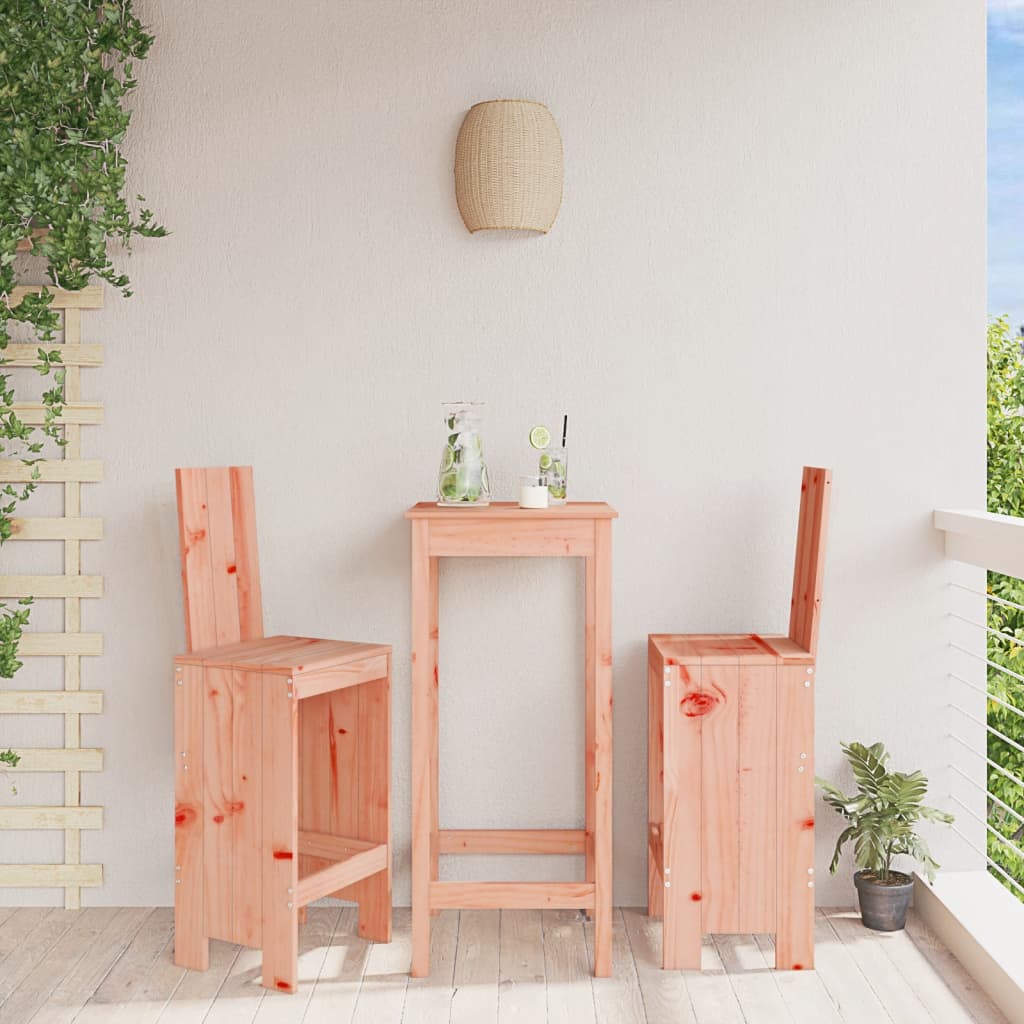 Bar Stools 2 Pcs Solid Wood Pine