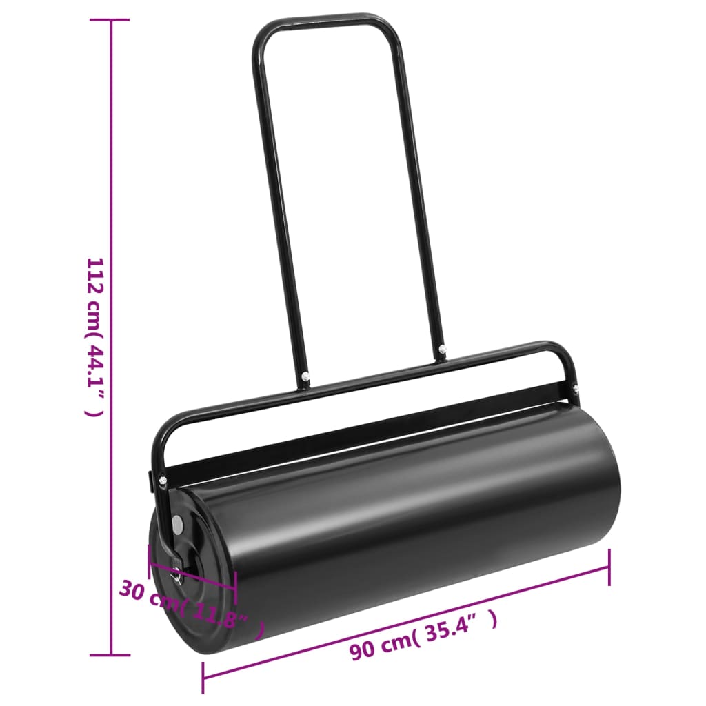 Garden Lawn Roller Push 63 L Iron And Steel