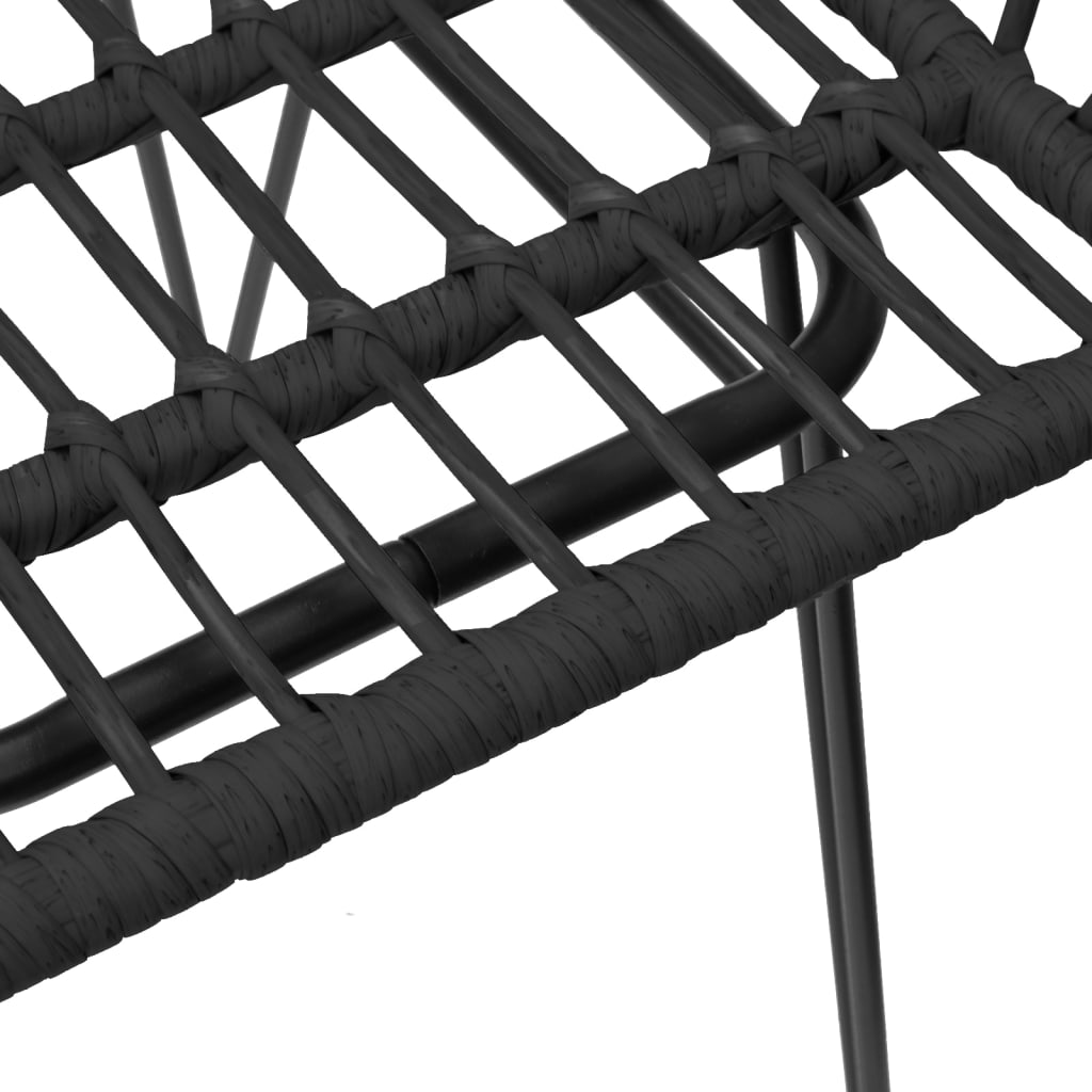 5 Piece Garden Dining Set Poly Rattan