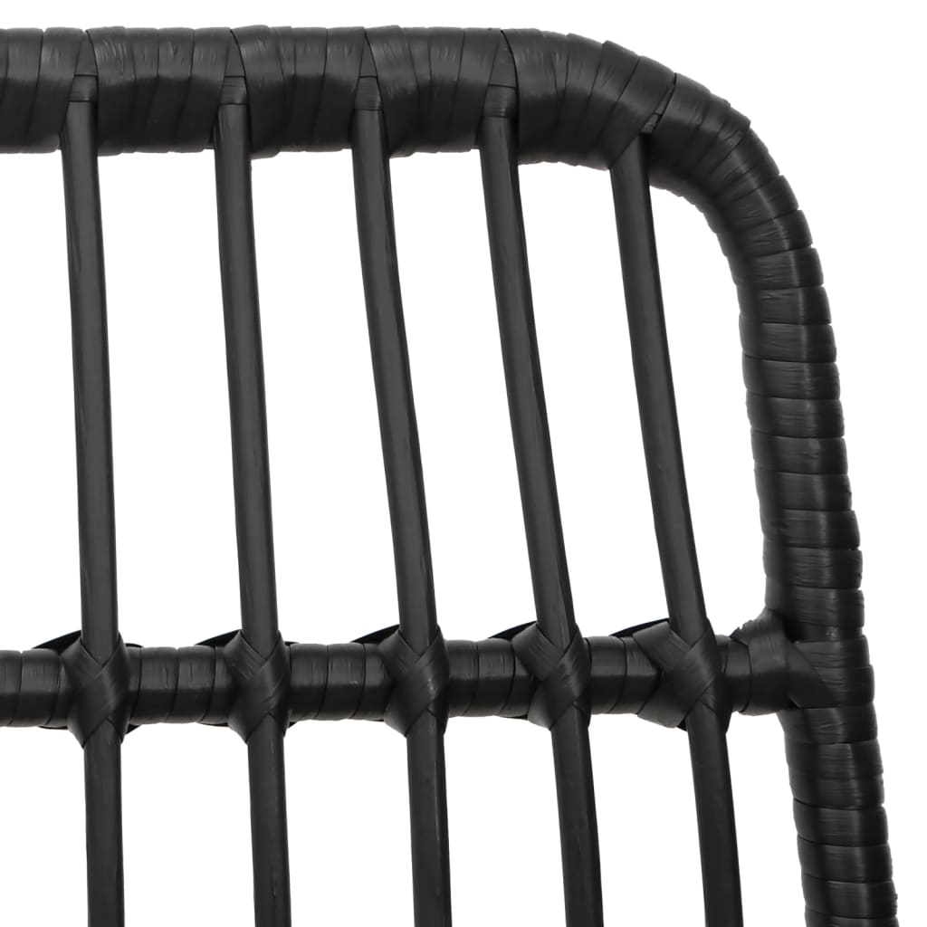5 Piece Garden Dining Set Poly Rattan