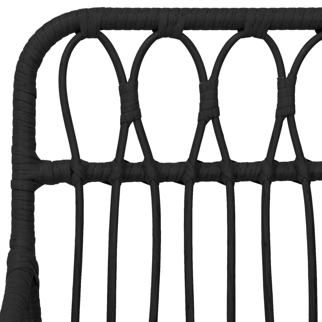 5 Piece Garden Dining Set Poly Rattan