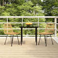7 Piece Garden Dining Set Poly Rattan