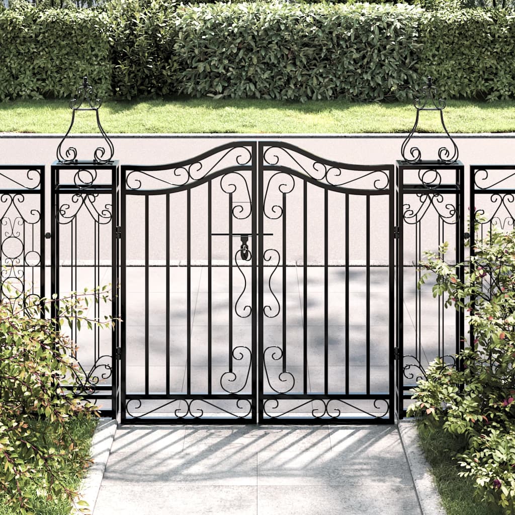 Garden Gate Black Wrought Iron