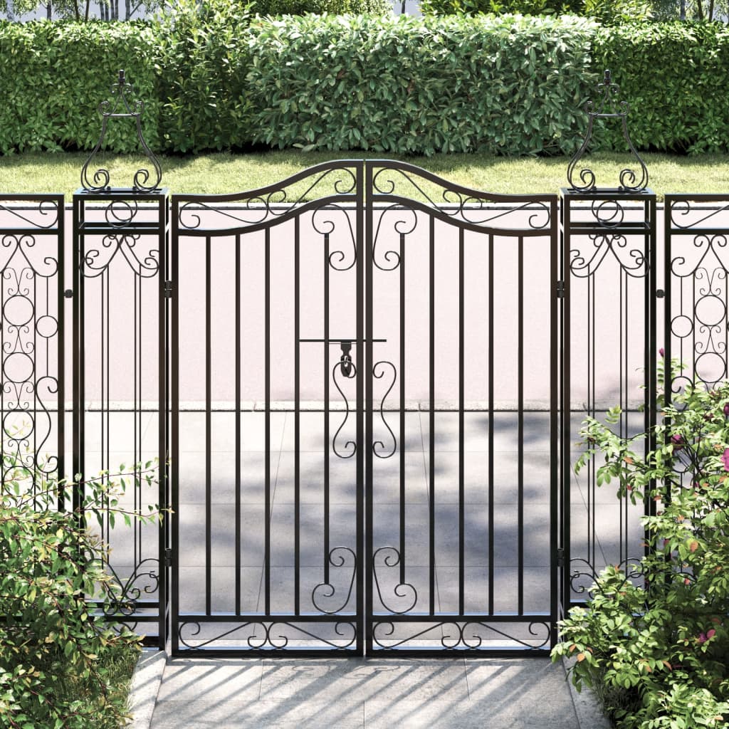 Garden Gate Black Wrought Iron
