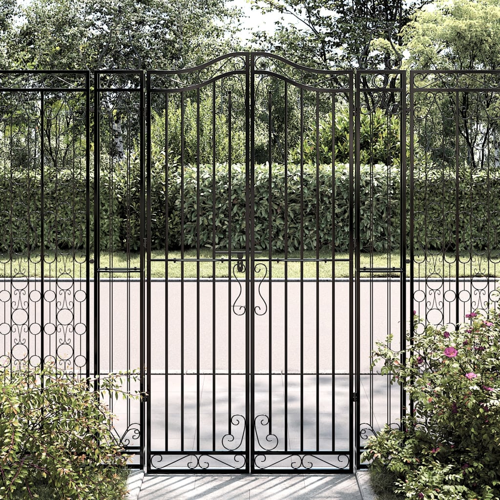 Garden Gate Black Wrought Iron