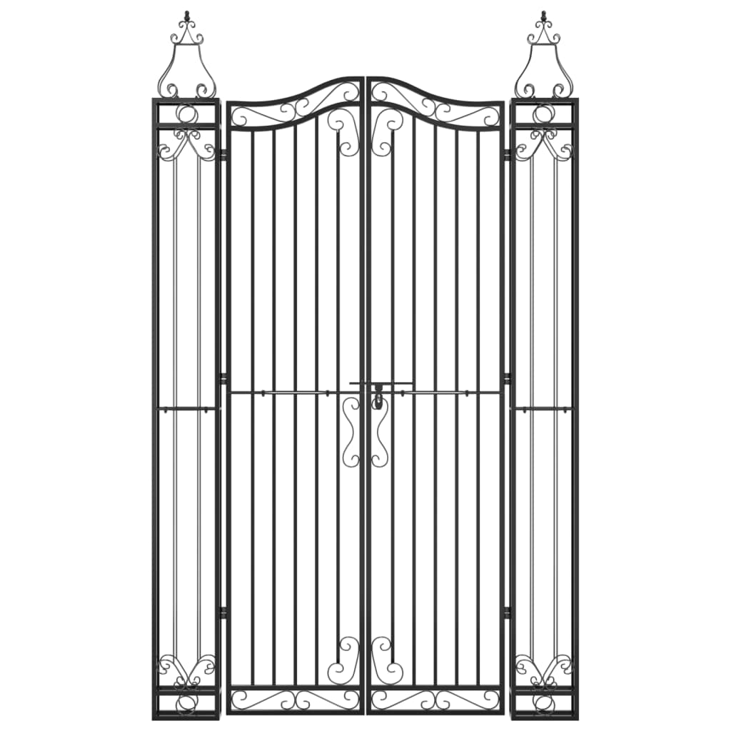 Garden Gate Black Wrought Iron