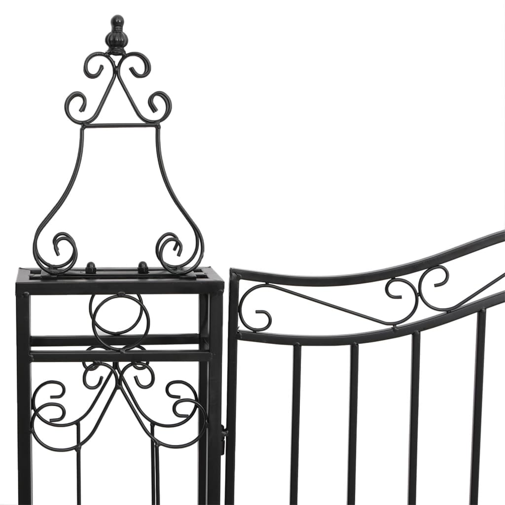 Garden Gate Black Wrought Iron
