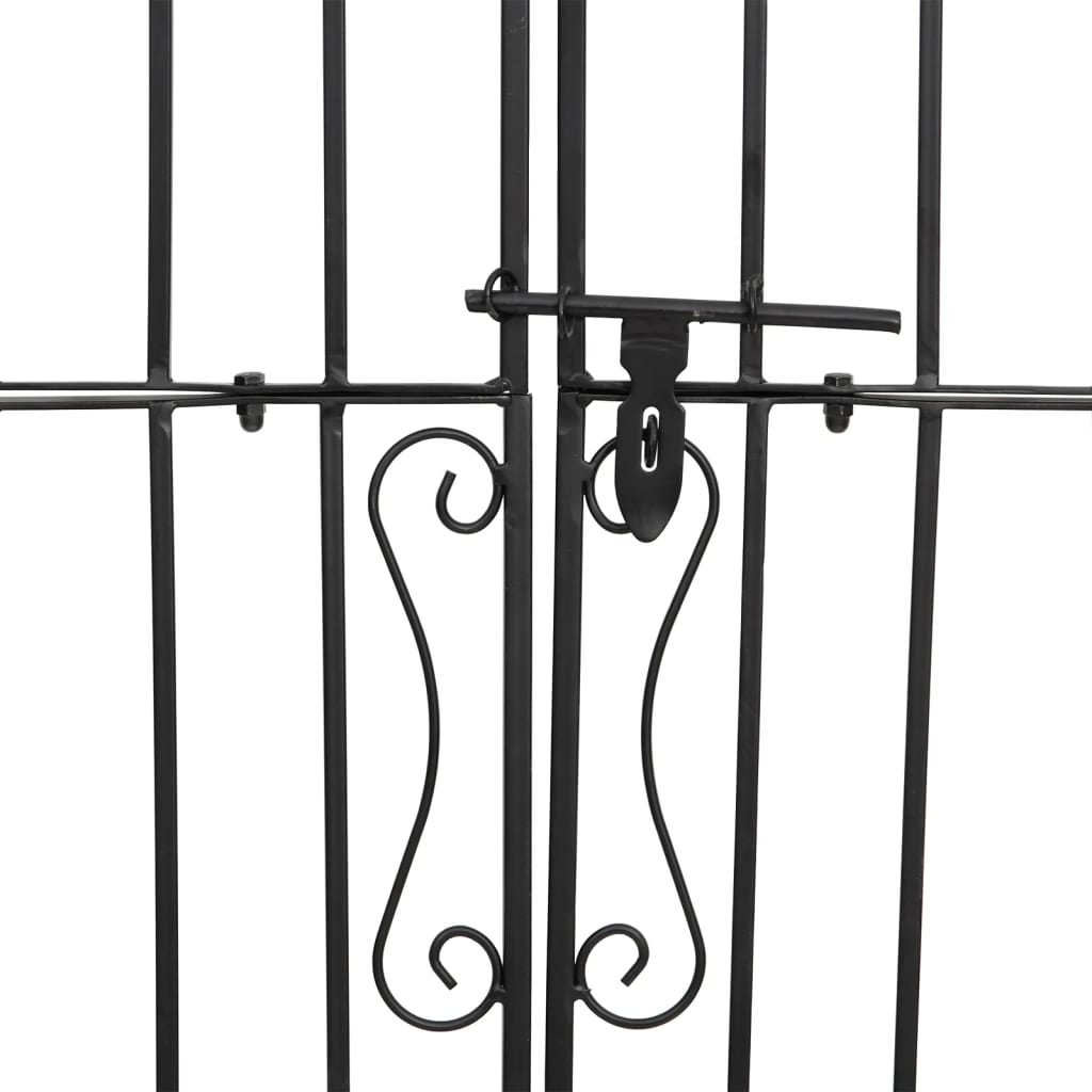 Garden Gate Black Wrought Iron