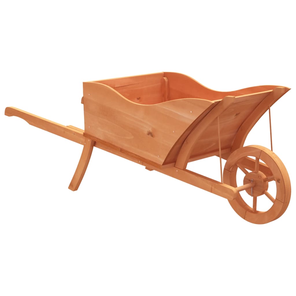 Wheelbarrows Wheelbarrow Planter 128X45.5X43 Cm Solid Wood Fir 128 cm