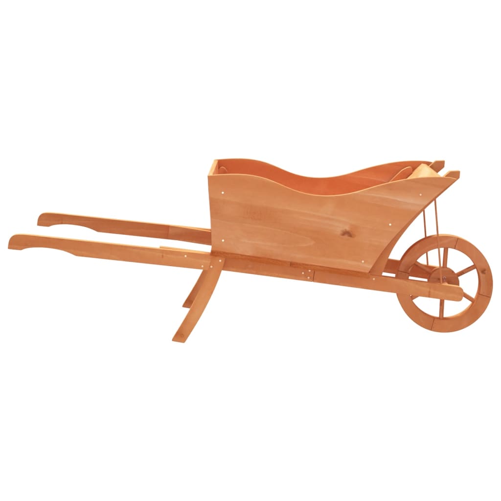 Wheelbarrows Wheelbarrow Planter 128X45.5X43 Cm Solid Wood Fir 128 cm